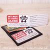 FREE Printable Pet Emergency Contact Card - Kudzu Monster
 - 1