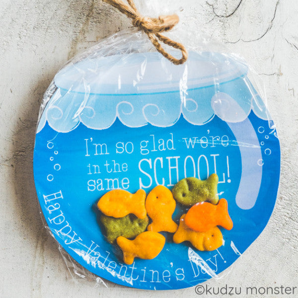 Fishbowl Valentine Printable