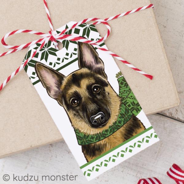 DIY German Shepherd Tags