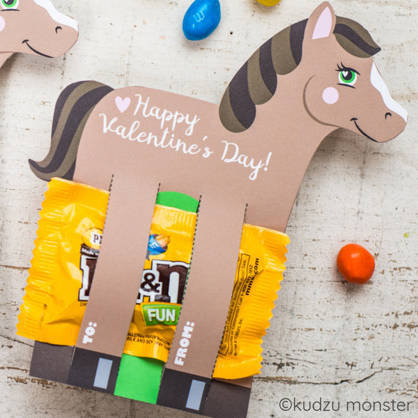 Valentine Horse Candy Huggers - Kudzu Monster
