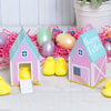 Hen House treat boxes for Easter Peeps chicks instant download DIY foldable paper chicken coop Cute gift box for easter basket / party favor