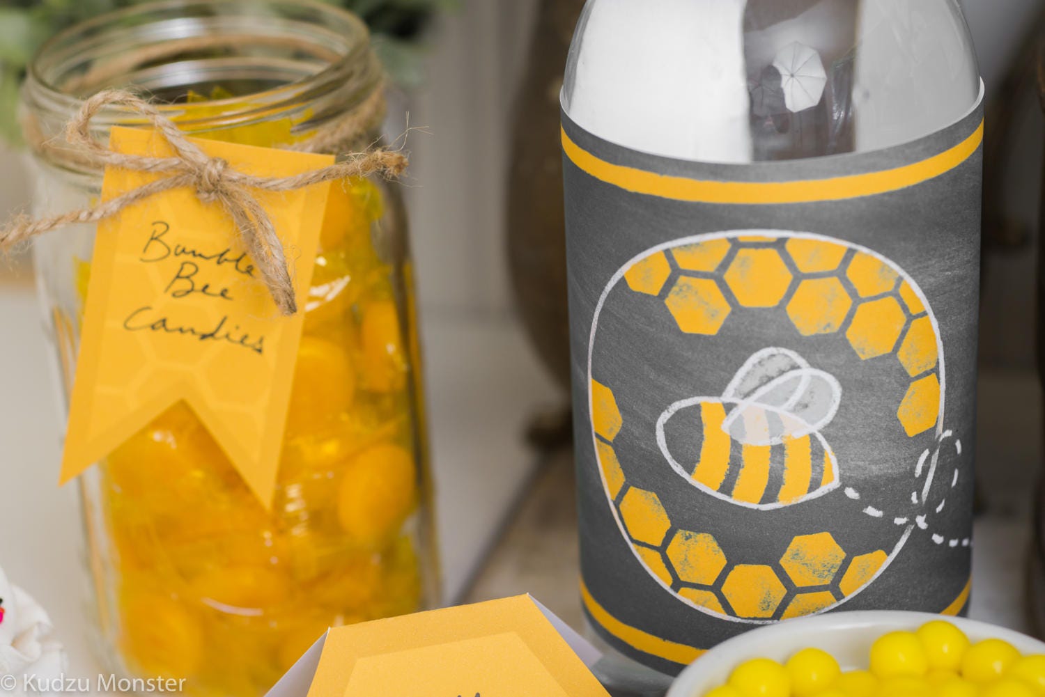 Bee Birthday Party Decor Kit – Kudzu Monster