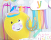 Cute Unicorn Printable Balloon Face and 3D horn DIY Instant Download File Cut Out and tape to balloon for Rainbow Unicorn Birthday Party