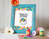 Mother's Day Finger Paint Art Printable Hedgehog Hedge Hugs DIY Kid's Art Activity Fingerprints Ink Pad Interactive 8x10 in Art work Print