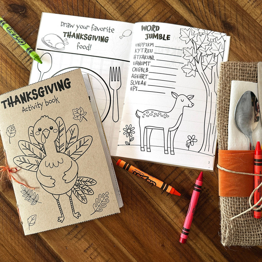 Printable Thanksgiving Activity Book for the Kids Table – Kudzu Monster printable-thanksgiving-activity-book-for-the-kids-table-kudzu-monster