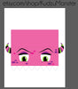 INSTANT DOWNLOAD halloween Pink Monster Face Treat Topper party favor Candy Bag Topper Label homemade candy DIY bag girl monster printable