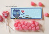 Printable treat topper valentine's day Owl blue boy Valentines Classroom  candy bag top print at home INSTANT DOWNLOAD