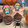 INSTANT Download Zombie party cupcake toppers print at home dead hand grave yard tomb cute and creepy party classroom DIY decor craft