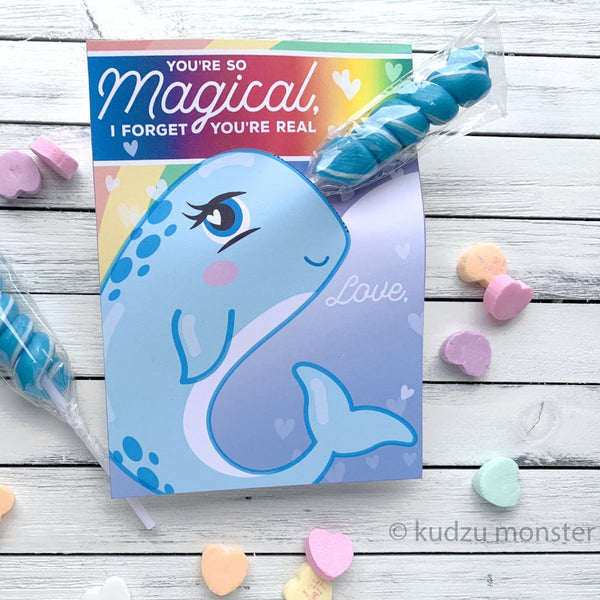 Narwhal Magical Valentine