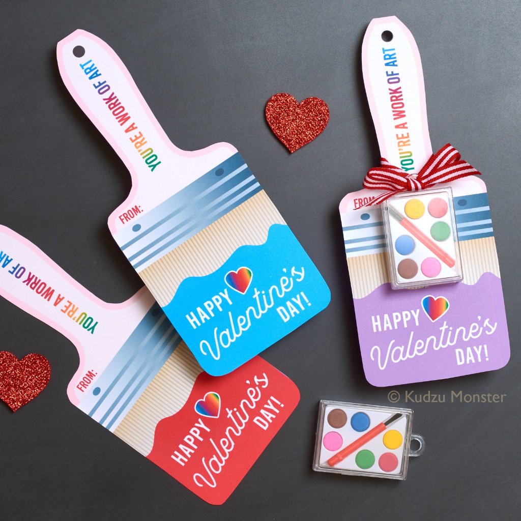 Paintbrush Valentine