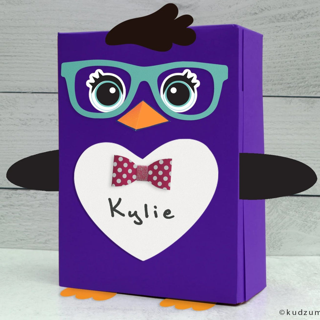 Penguin Valentine Box Decor Kit