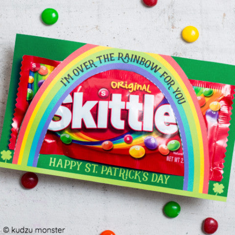 St. Patrick's Day Rainbow Skittles Holder