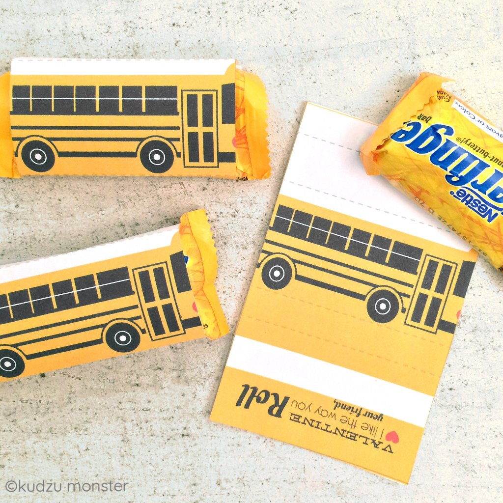 School Bus Valentine