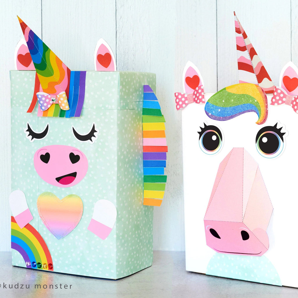 Unicorn Valentine Box Decor Kit