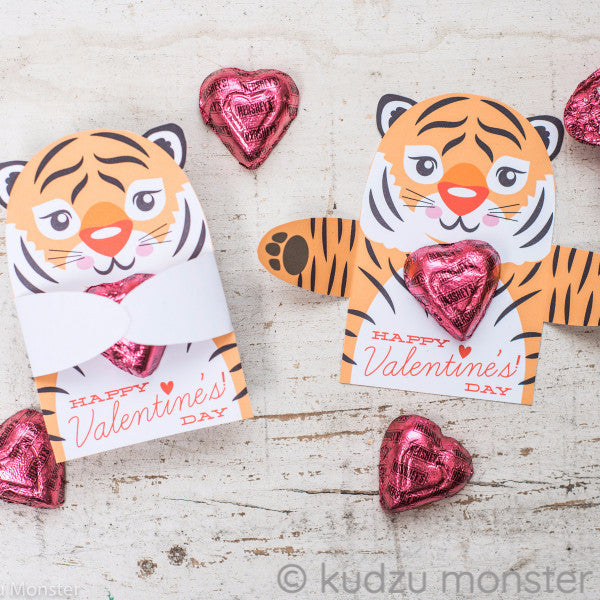 Valentine Tiger Candy Huggers - Kudzu Monster
