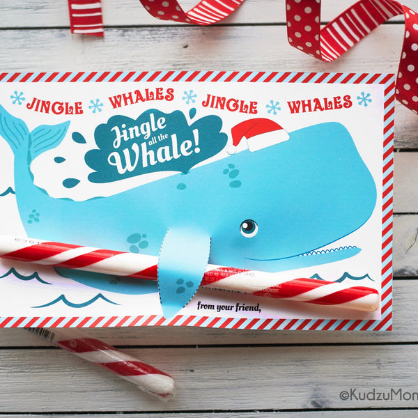 Whale Candy Cane Holder